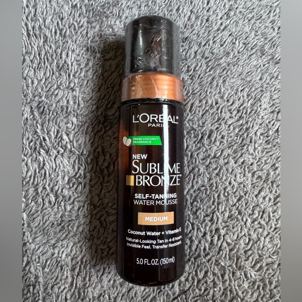 NWT L’Oreal Paris Sublime Bronze Self Tanning Water Mousse